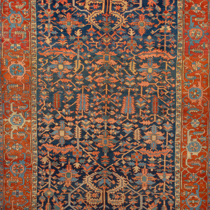 Multi Vintage Traditional Wool Rug - 8'9" x 12' Default Title