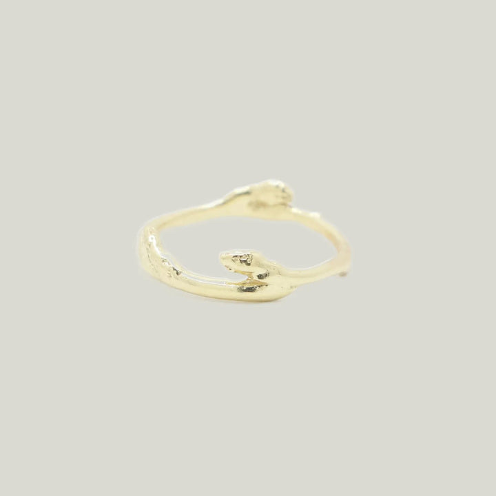 Budded Branch Ring 18k gold / 5.5