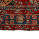 Red Vintage Traditional Wool Rug - 9'10" x 14'10"