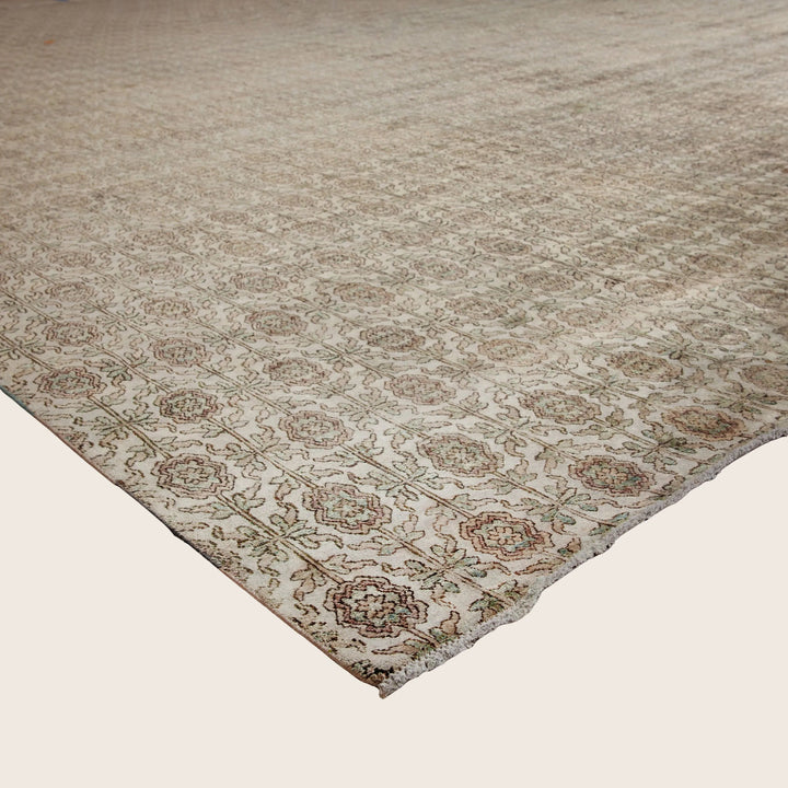 Grey Transitional Wool Silk Blend Rug - 14'7" x 19'1"