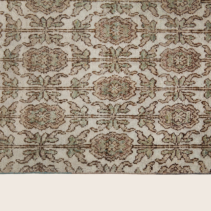 Grey Transitional Wool Silk Blend Rug - 14'7" x 19'1"