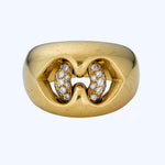 18Ky Bulgari Vintage Diamond Ring