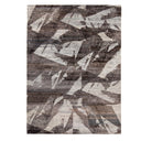 Grey & Brown Nu Vibrant Modern Tibetan Silk Rug - 9' x 12'