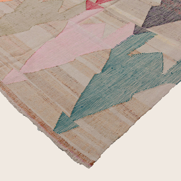 Wool & Cotton Kilim - 13'03" x 16'08"