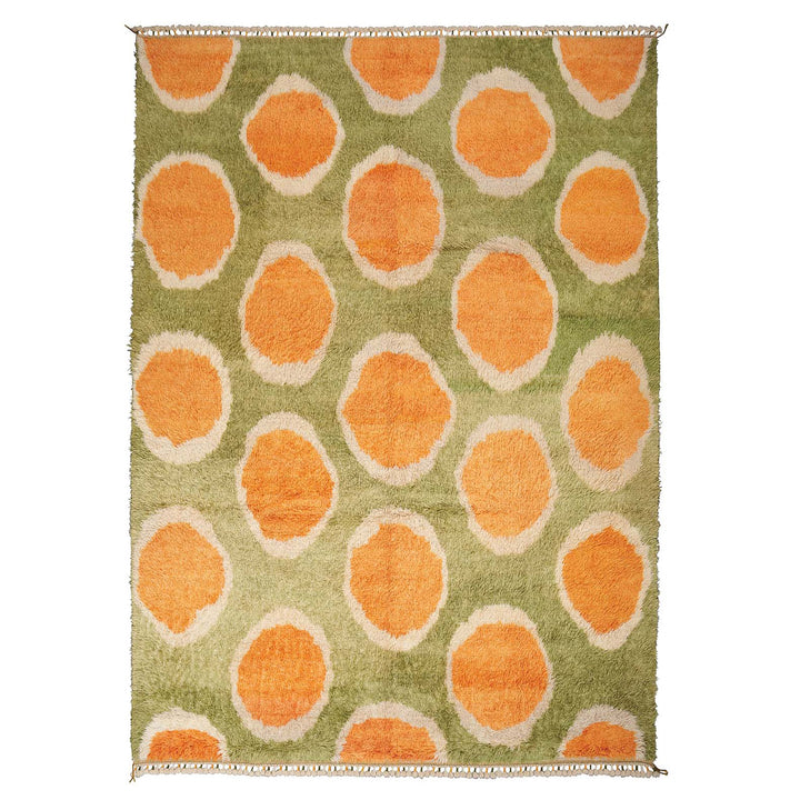 Multicolored Moroccan Wool Rug - 9' x 12'8"