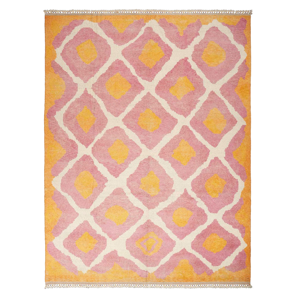 Multicolored Moroccan Wool Rug - 9'3" x 12'3"