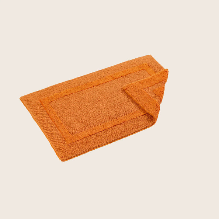Reversible Bath Rug Tangerine