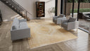 Beige Traditional Wool Rug - 9'3" x 12'6"