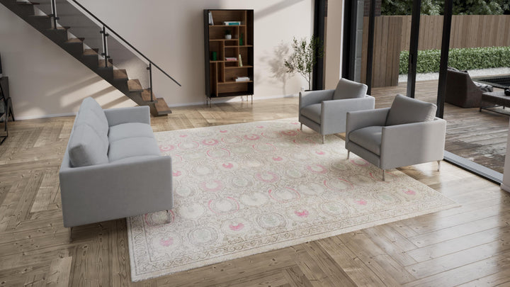 Multi Transitional Wool Rug - 11'10" x 12'3"