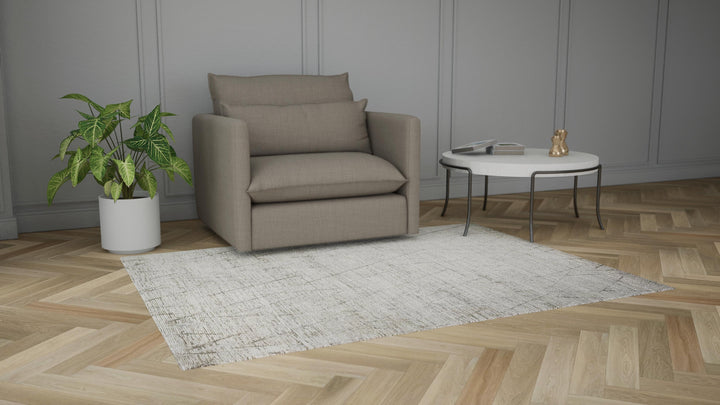 Ribbed Essentials Rug - Stone Grey