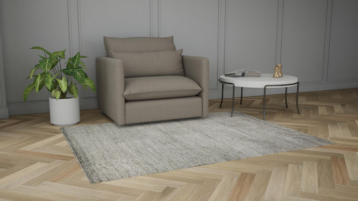 Ribbed Essentials Rug - Grey