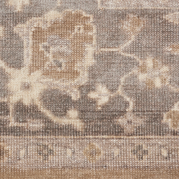 Pewter Essentials Traditional Persian Style Bamboo Rug