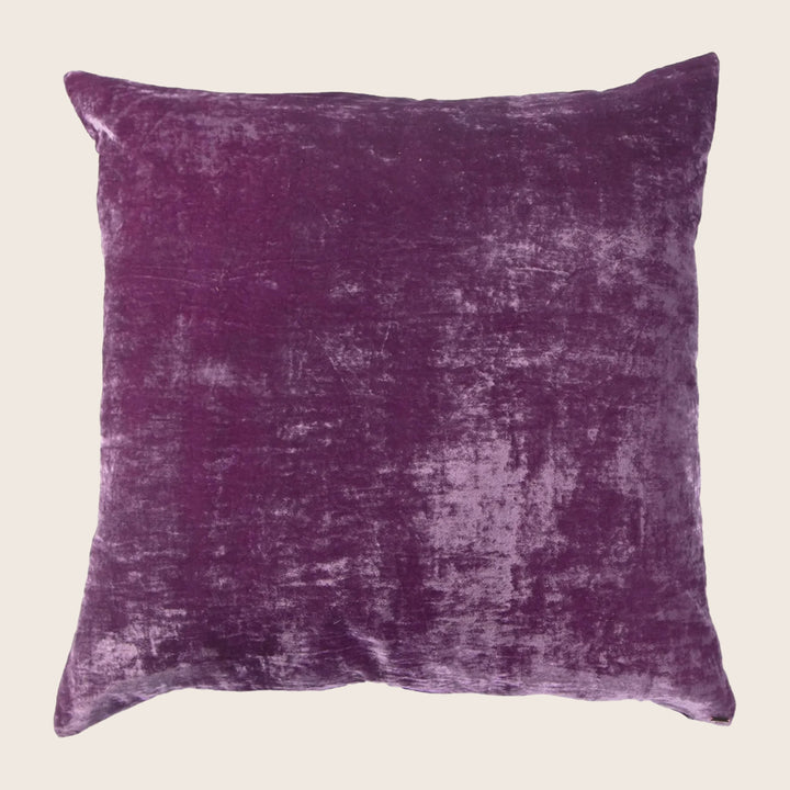 Luminous Quilted Velvet Euro Pillow