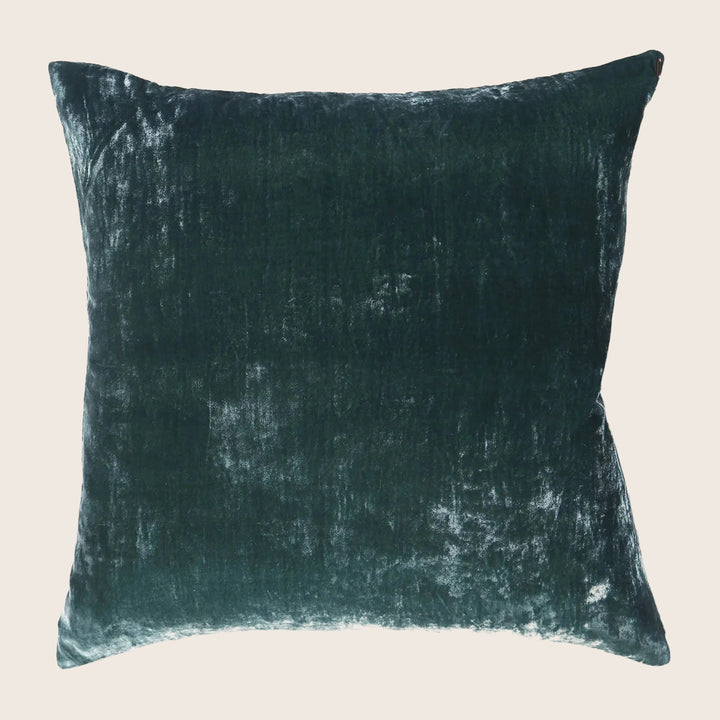 Luminous Quilted Velvet Euro Pillow