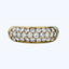 Vintage 18K Yellow Gold Diamond Dome Ring