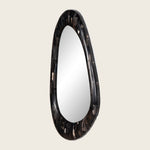 Wood Framed Organic Mirror