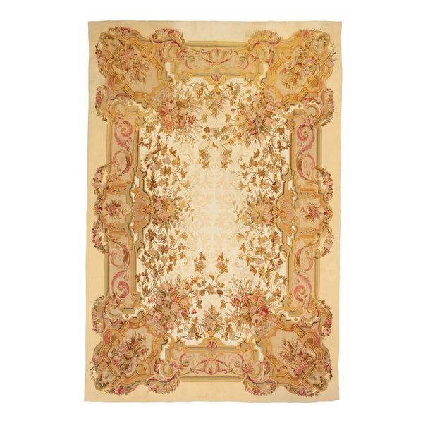 Chinese Aubusson Rug - 09'07" X 14'02"