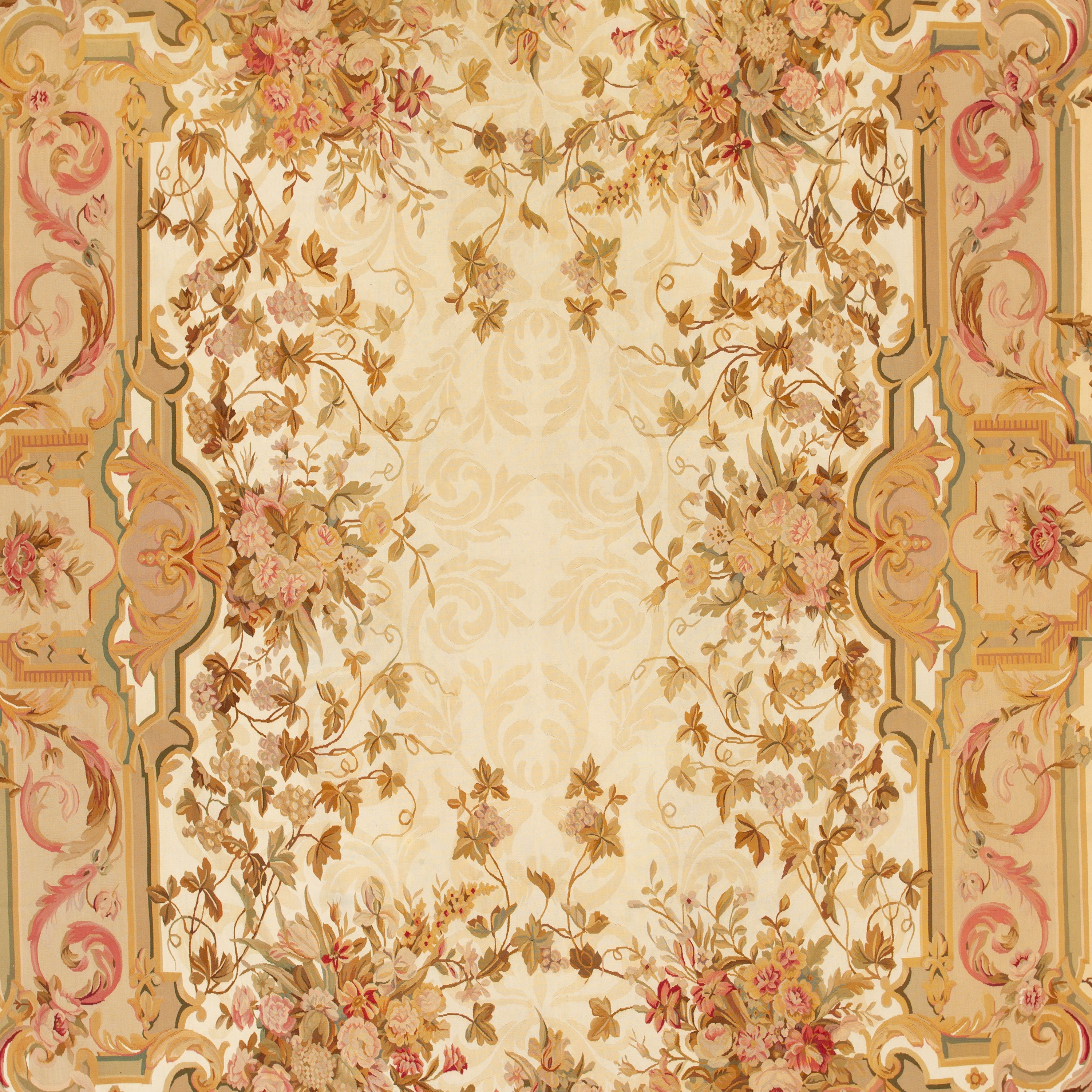 Chinese Aubusson Rug - 09'07" X 14'02"