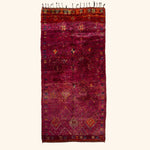 Multi Vintage Moroccan Wool Rug - 6' x 12'