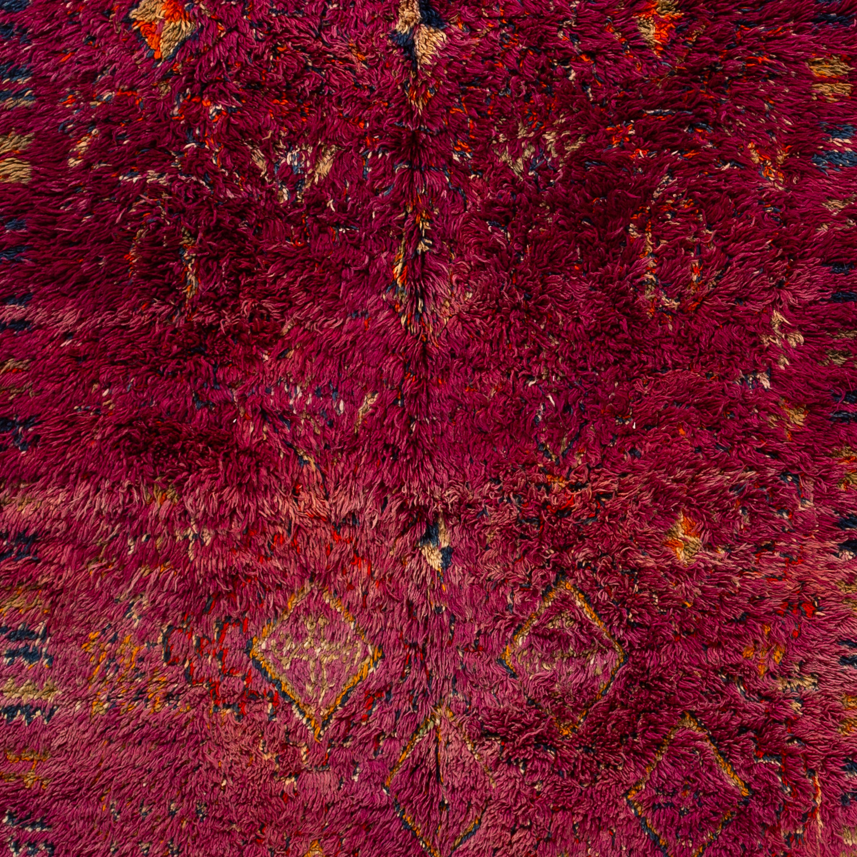Multi Vintage Moroccan Wool Rug - 6' x 12'