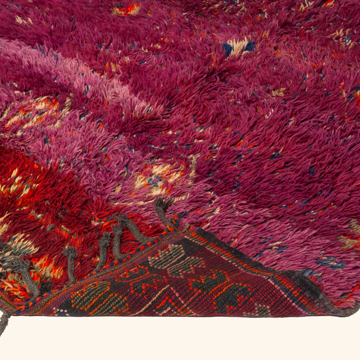 Multi Vintage Moroccan Wool Rug - 6' x 12'