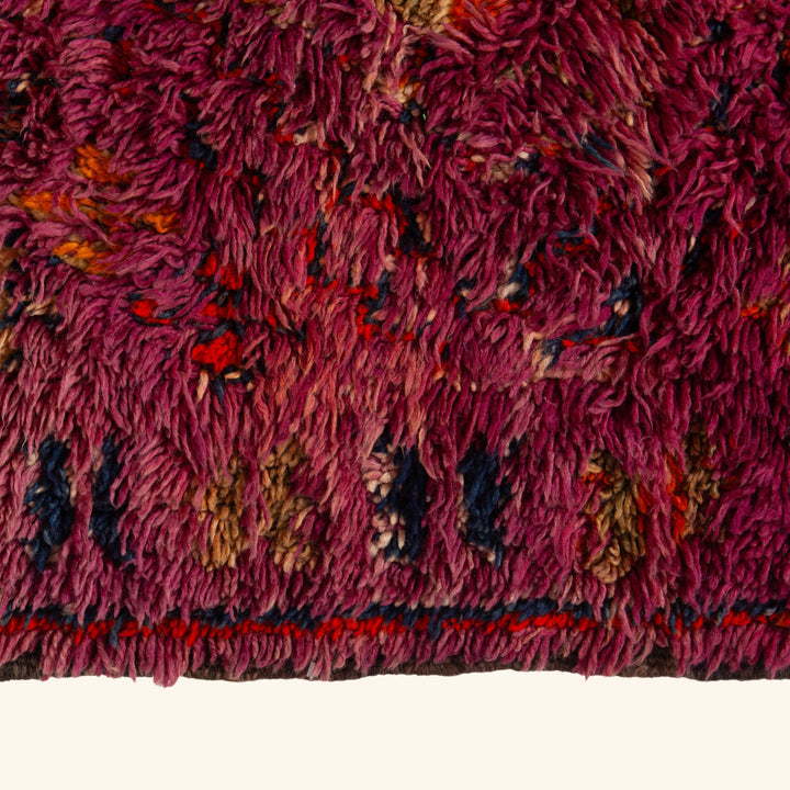 Multi Vintage Moroccan Wool Rug - 6' x 12'