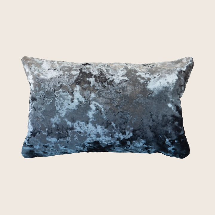 Ombre Crushed Velvet Pillow Twilight