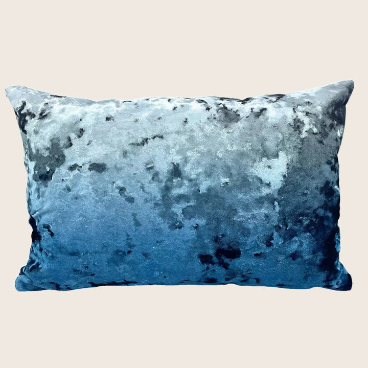 Ombre Crushed Velvet Pillow Twilight