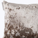 Crushed Velvet Pillow Taupe