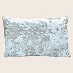 Ombre Crushed Velvet Pillow Ivory