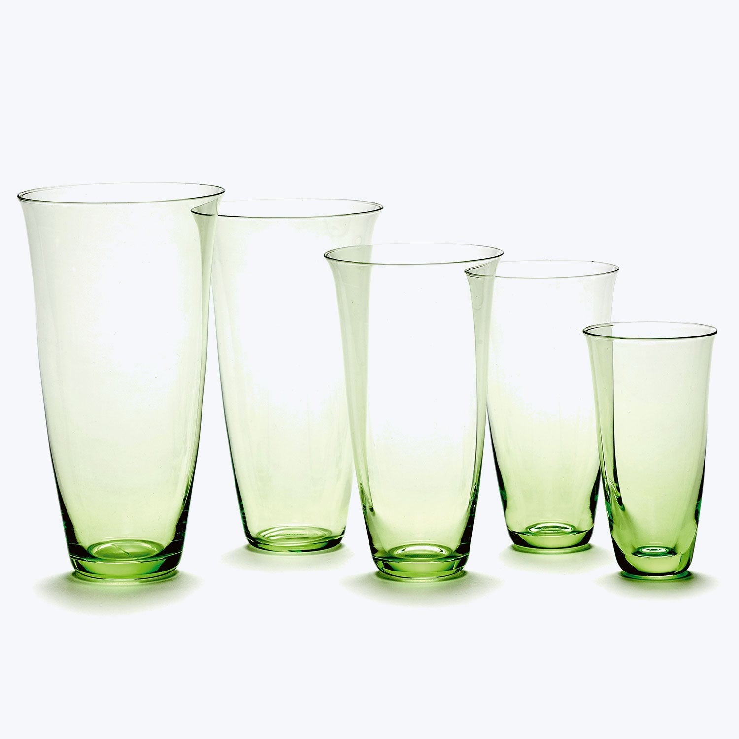 Grace Glassware Collection-Green-Small Tumbler (Set of 4)