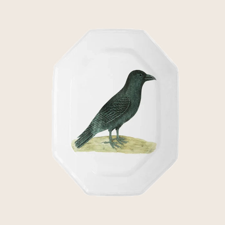 Crow Octagonal Platter