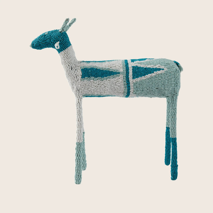 Medium Beaded Animal, Turquoise
