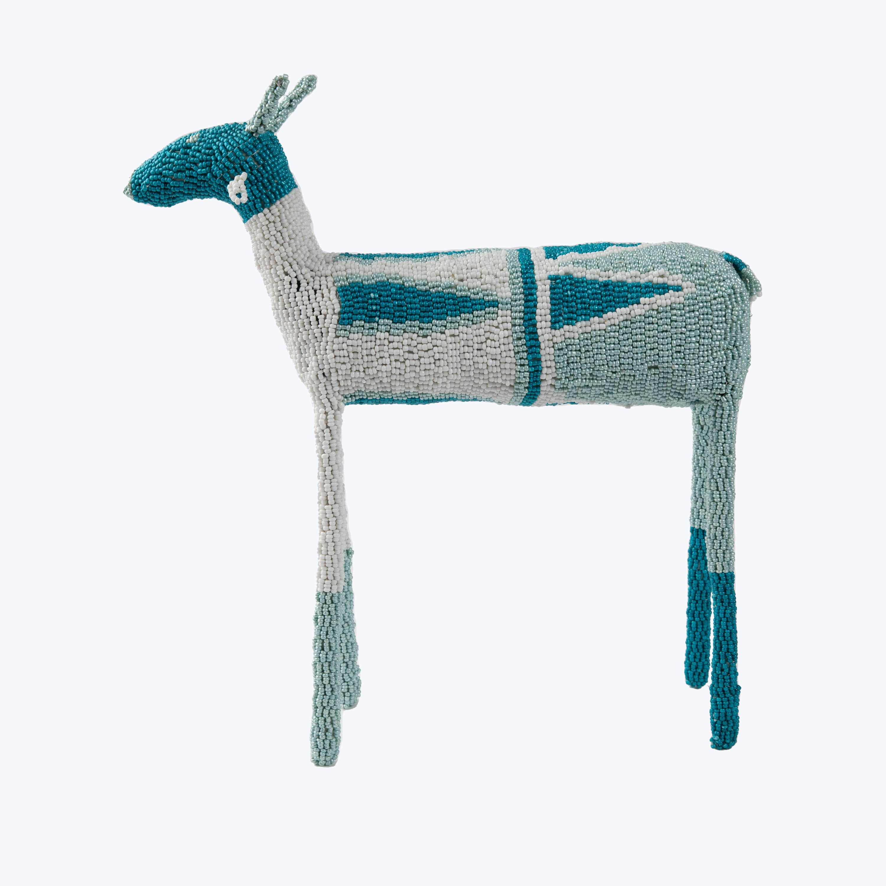 Medium Beaded Animal, Turquoise