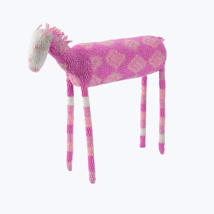 Medium Beaded Animal, Pink