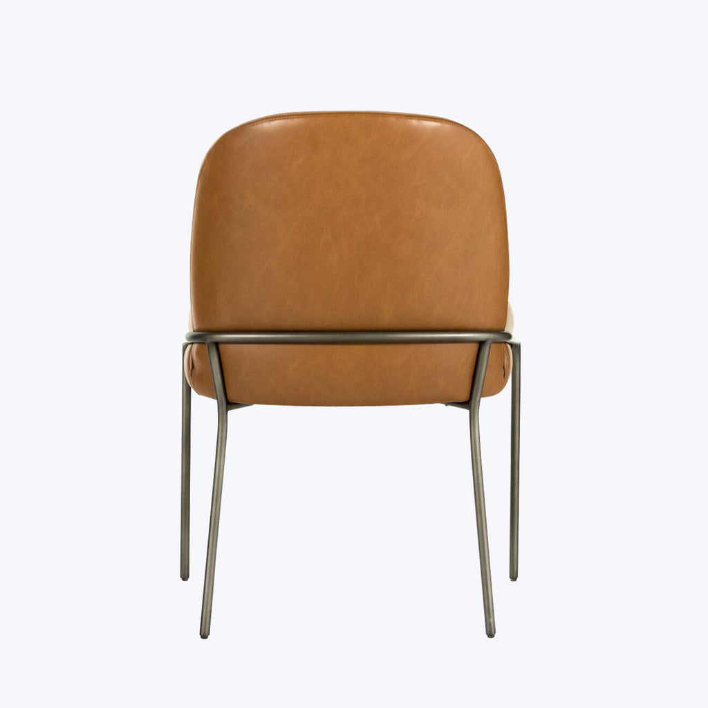 Astrud Leather Dining Chair Sierra Butterscotch