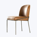 Astrud Leather Dining Chair Sierra Butterscotch