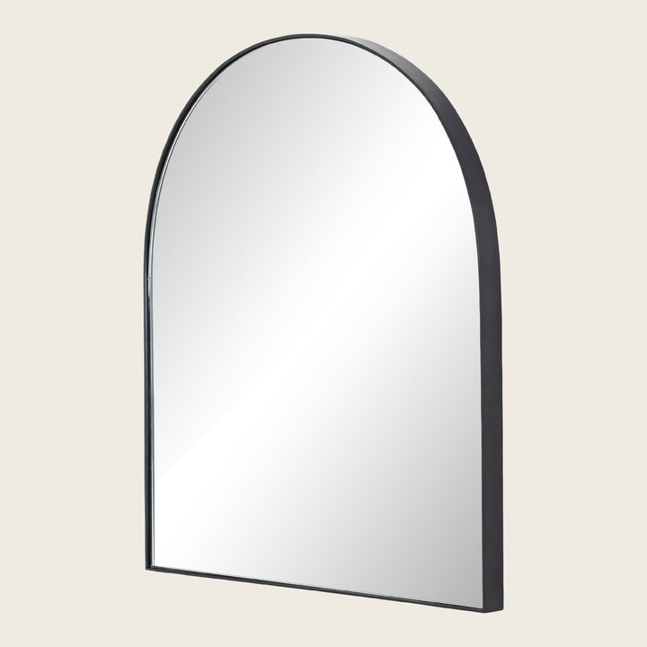 Black Frame Arch Wall Mirror
