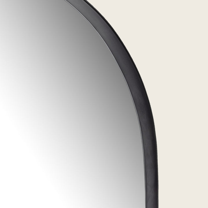 Black Frame Arch Wall Mirror