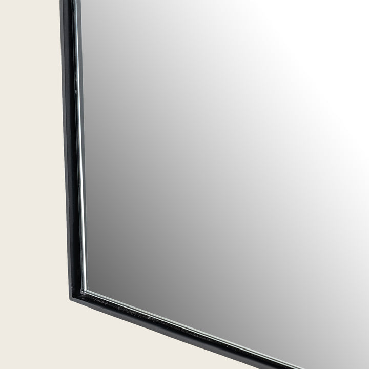 Black Frame Arch Wall Mirror