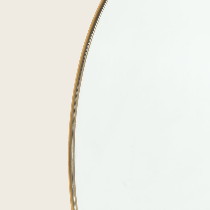 Round Brass Mirror
