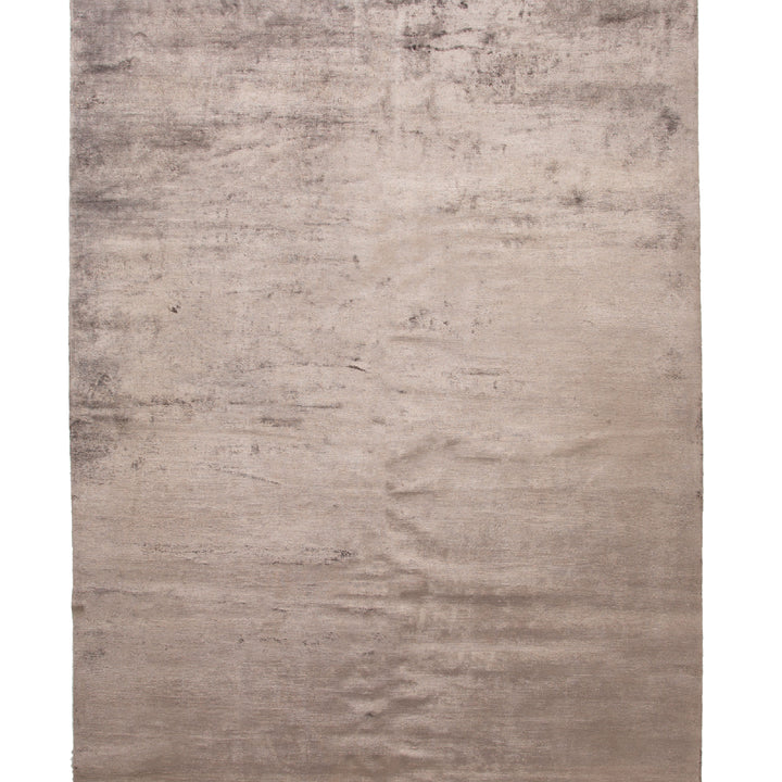 Grey Modern Silk Runner - 9' x 23'7" Default Title
