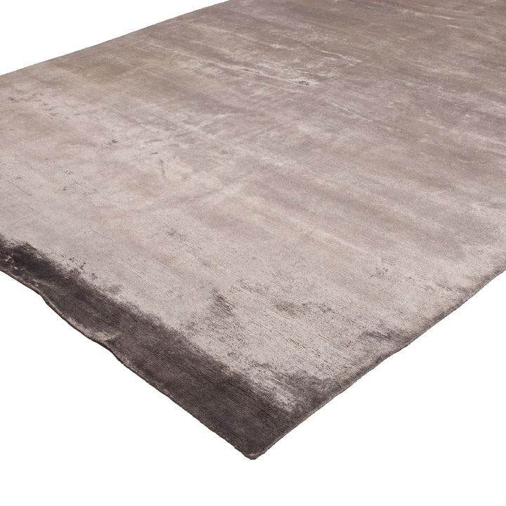 Grey Modern Silk Runner - 9' x 23'7" Default Title