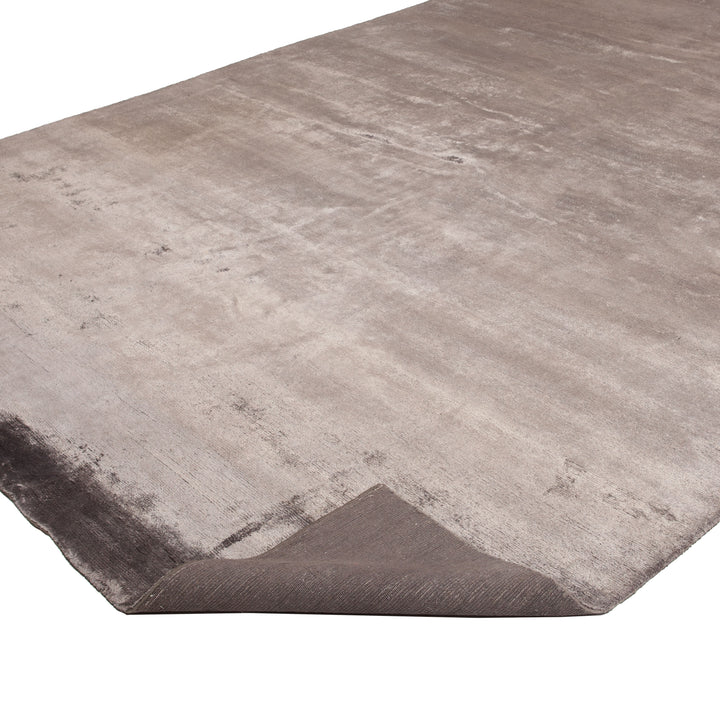 Grey Modern Silk Runner - 9' x 23'7" Default Title