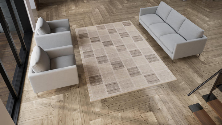 Multi Flatweave Wool Rug - 7'11" x 10'2"