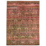 Pink Alchemy Traditional Silk Rug - 9' x 12'2"