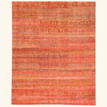 Pink Alchemy Contemporary Wool Silk Blend Rug - 9'10" x 12'2"