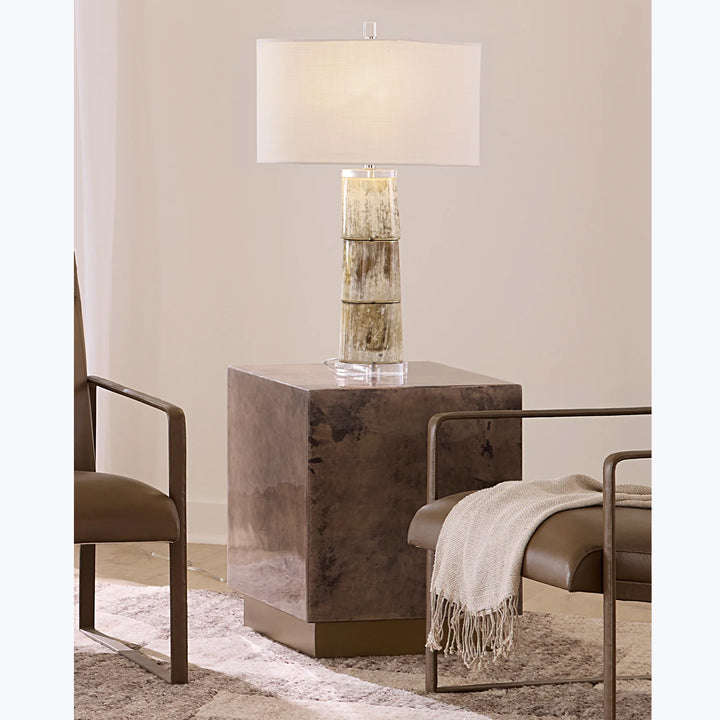Cube Vellum Side Table