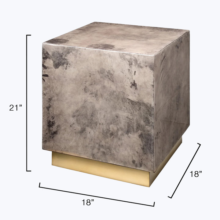 Cube Vellum Side Table