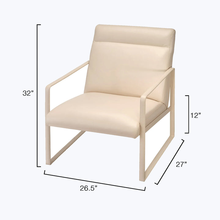Hemingway Leather Accent Chair